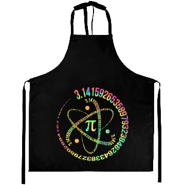 Discover Tie dye Pi day 3.14 Spiral Pi Number Math Teacher Aprons