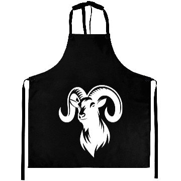 Discover Goat With Huge Horns Aprons