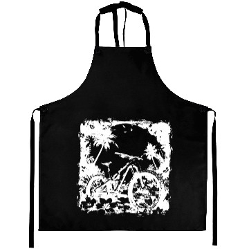 Discover Mountain Biker Graphic Aprons