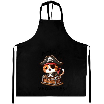 Discover Ahoy Meow Ties Aprons