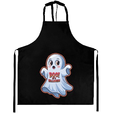 Discover Scared Little Ghost Aprons