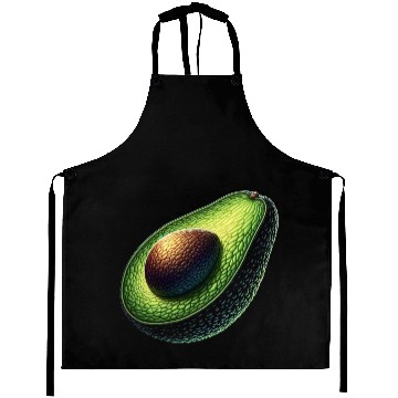 Discover Avocado food art vegan design 6 Aprons
