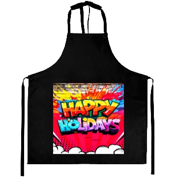 Discover HAPPY HOLIDAYS Aprons
