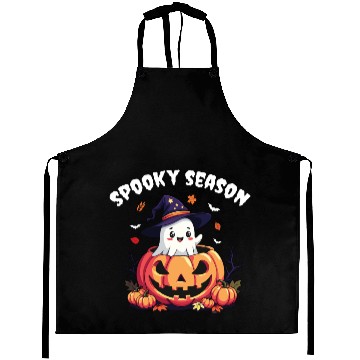 Discover Spooky Season Aprons