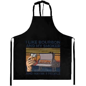 Discover I Like Bourbon And Maybe 3 People Aprons