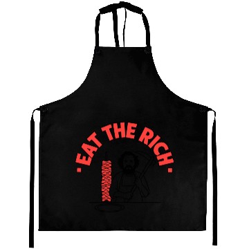 Discover Eat The Rich Döner Kebab Satirical Design Aprons