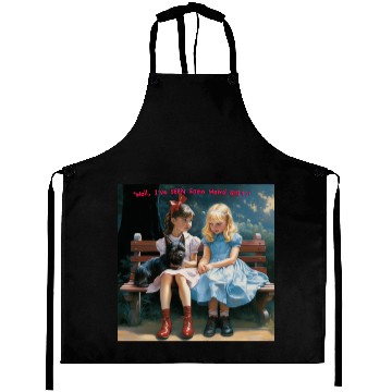Discover Dorothy and Alice hilarious Aprons
