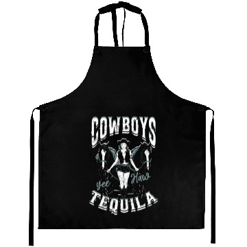 Discover Cowboys and Tequila - Cowgirl Aprons