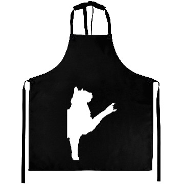 Discover Cat Heavy Metal Hand Gesture Hard Rock Music Pet Aprons