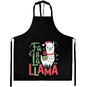 Discover FA LA LA LLAMA Aprons