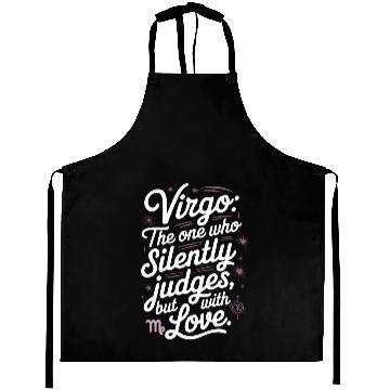 Discover Funny Virgo Zodiac Quote Aprons