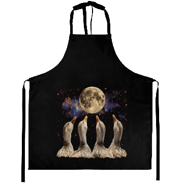 Discover Ducks Farm Animal Farmer Howling Moon Aprons