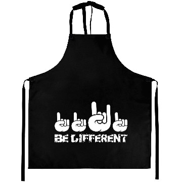 Discover 4 Be Different Heavy Metal Hard Rock Hand Gestures Aprons