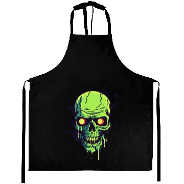 Discover Crack in a Wall: Green Skull Aprons