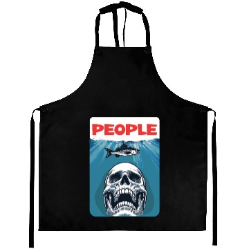 Discover People - enemy - fish - skull Aprons