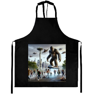 Discover Sasquatch Hoverboard Defender Aprons