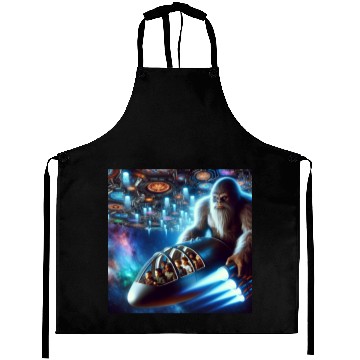 Discover Sasquatch in Spaceship Aprons