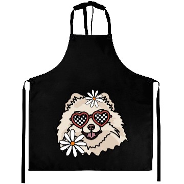 Discover Pomeranian Retro Dog Aprons