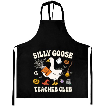 Discover Silly Goose Teacher Club Aprons