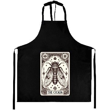 Discover Cicada Tarot Card Brood Emergence Aprons