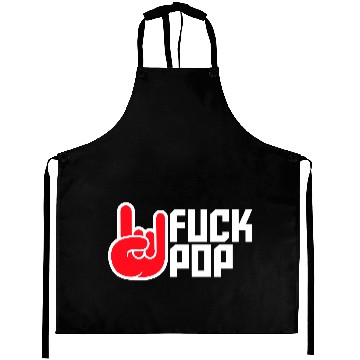 Discover Fuck pop charts music heavy metal fun hand gesture Aprons