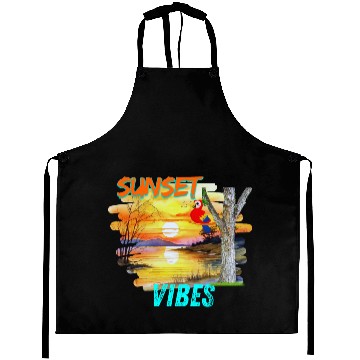 Discover Sunset Vibes Aprons