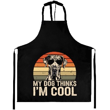 Discover Great Dane My Dog Thinks Im Cool Aprons