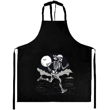 Discover Midnight Marathon: Skeleton's Sprint Aprons