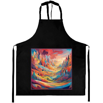 Discover fantasy land art Aprons