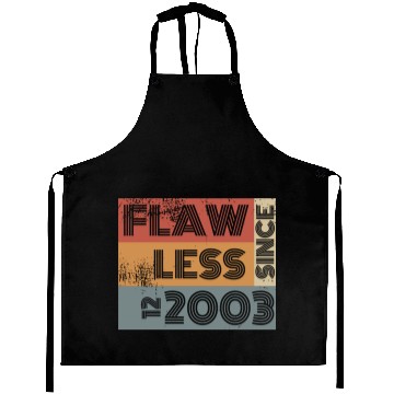 Discover 21st birthday Flawless since 12/2003 Aprons
