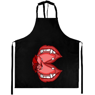 Discover Fangs Unleashed A Vampire s Fierce Expression Aprons