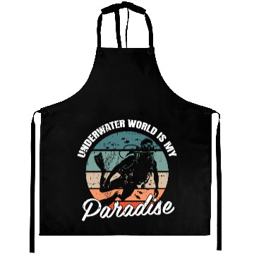 Discover Underwater World Is My Paradise Aprons