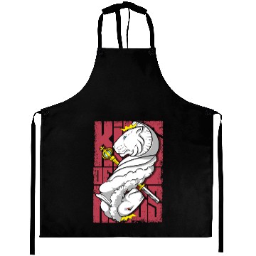 Discover Lion King and the Holy Lamb Christian Art Aprons