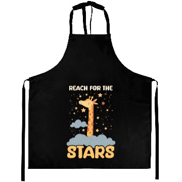 Discover Giraffe Reach For The Stars Aprons