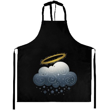 Discover Celestial Embrace Cloud and Star in a Magical Glow Aprons