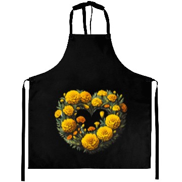 Discover Marigold Flowers Aprons