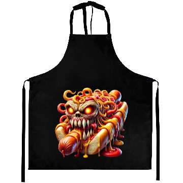 Discover Monster Hot Dog Horror Aprons