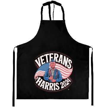 Discover Veterans Stand with Kamala Harris 2024 Aprons