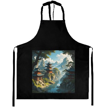 Discover Peaceful Pagoda Aprons