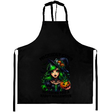 Discover Halloween Wicked Cute Green Witch Aprons