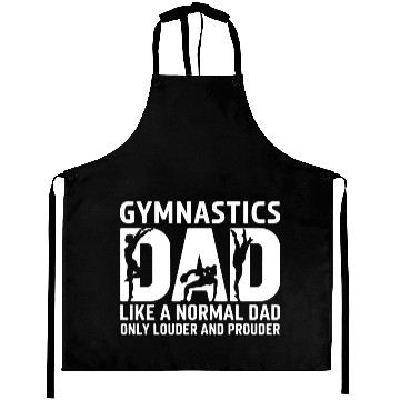 Discover Like Normal But Louder Dad Funny Gymnastics Dad Aprons