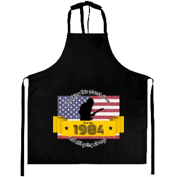 Discover 40th birthday Rocking this planet since 11/1984 Aprons