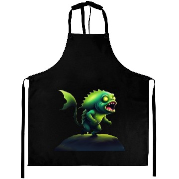 Discover Green Monster Fish Roaring on the Rock Aprons