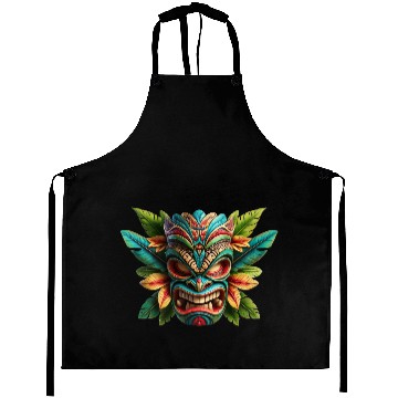 Discover Tropical Tiki Warrior Aprons
