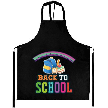 Discover Back to school colorful design. Aprons