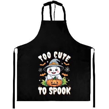 Discover Too Cute to Spook | Adorable Halloween Ghost Aprons