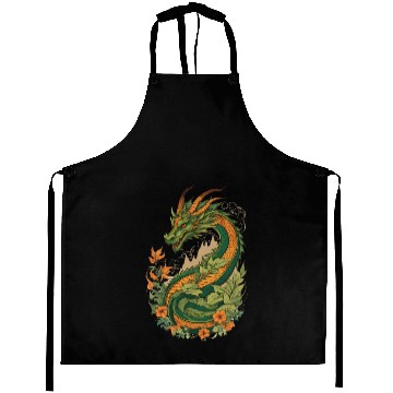 Discover Mystical dragon garden Aprons