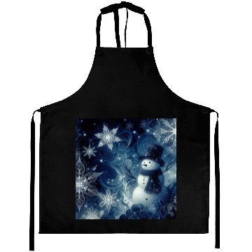 Discover vintage snowman christmas holiday Aprons
