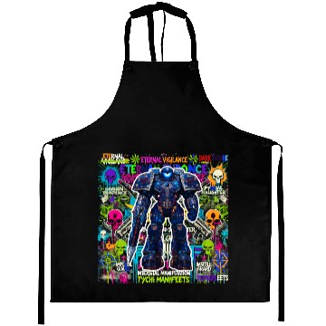 Discover Space Marine Graffiti - White Aprons