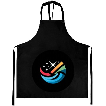 Discover Land and sky with stars Aprons